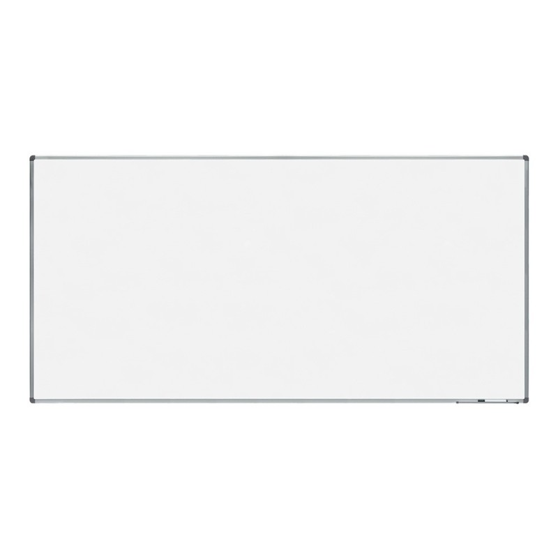 Tableau blanc magnétique laqué cadre alu 120x240 ROCADA