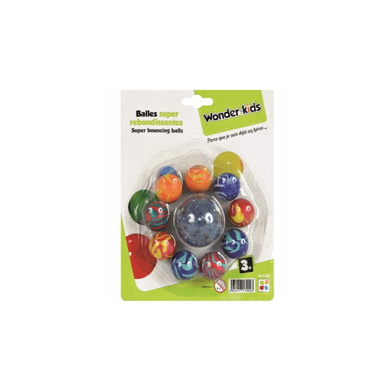 BALLE REBONDISSANTES x10