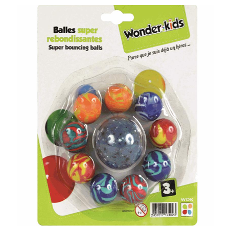 BALLE REBONDISSANTES x10