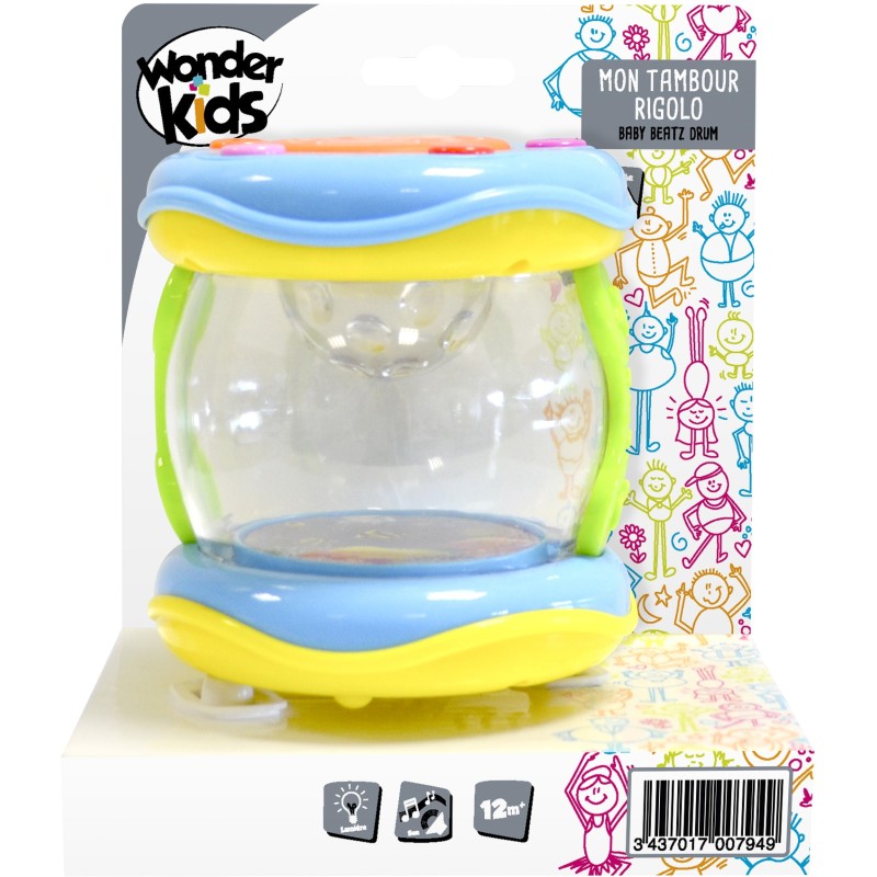 TAMBOUR MUSICAL LUMINEUX