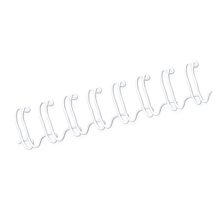 Reliure métallique 12mm (Bte de 100) Fellowes