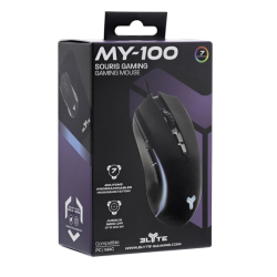 Souris filaire GAMER - noir ELYTE MY-100