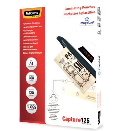 Pochette pour plastification A4 1 paquet de 100 Fellowes