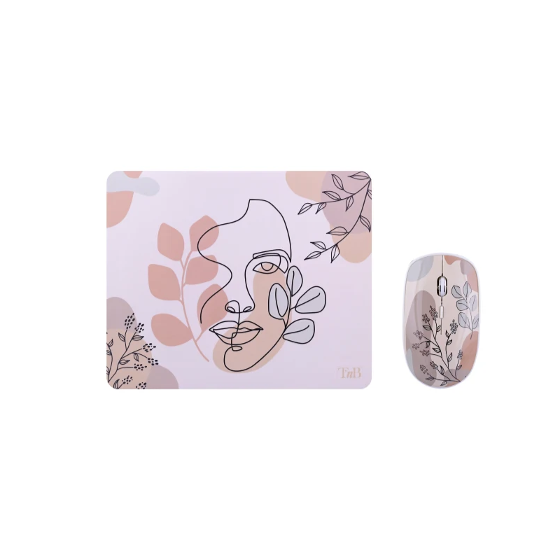 Bundle souris sans fil + tapis assorti EXCLUSIV' ART
