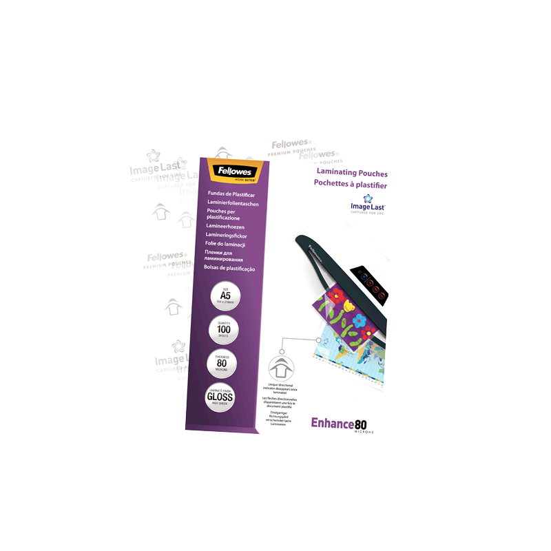 Pochette pour plastification A5 (Bte de 100) Fellowes