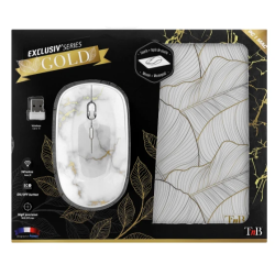 Bundle souris + tapis assorti EXCLUSIV' GOLD