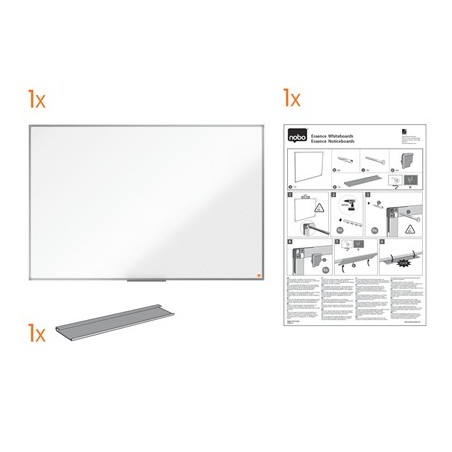 Tableau blanc magnétique cadre alu 900x600 NOBO