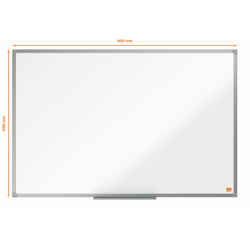 Tableau blanc magnétique cadre alu 900x600 NOBO