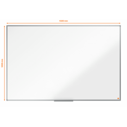 Tableau blanc magnétique cadre alu 1000x1500 NOBO