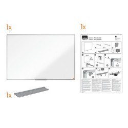Tableau blanc magnétique cadre alu 1000x1500 NOBO