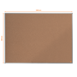 Tableau d'affichage liège cadre alu 900x1200 NOBO