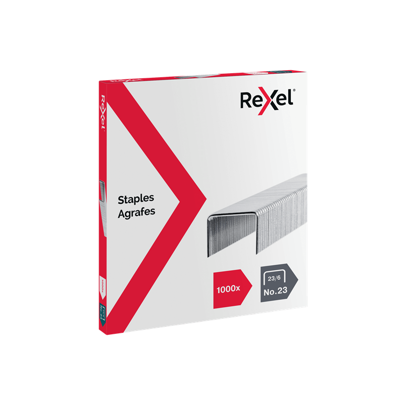 Agrafe 23/6 bte de 1000 REXEL