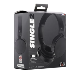 Casque SINGLE 2  Bluetooth  sans fil 5.0 noir