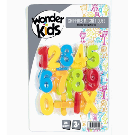 CHIFFRES MAGNETIQUES 26PCS