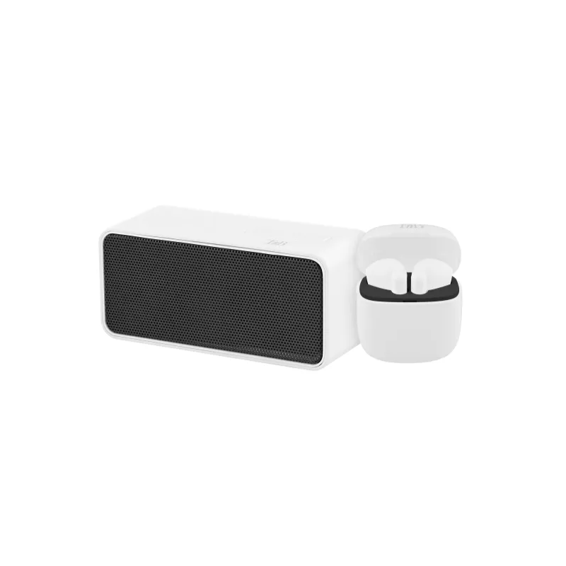 Écouteurs sans fil + Enceinte Bluetooth - blanc COMBO TWS CONTRAST