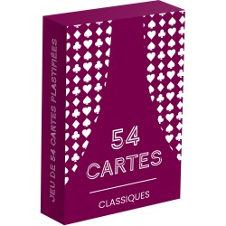 ÉTUI 54 CARTES PLASTIFIÉES