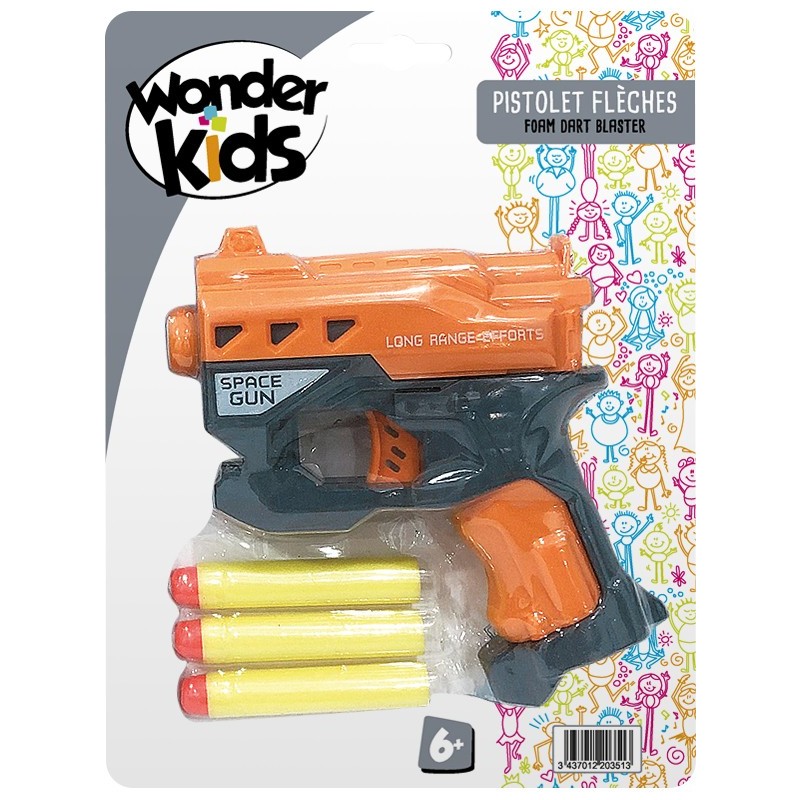 PISTOLET FLÈCHE MOUSSE