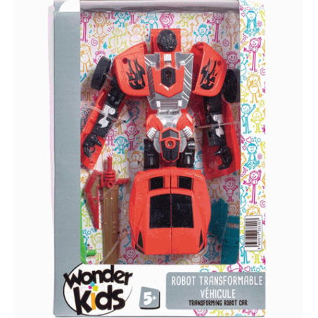 ROBOT TRANSF 16CM + ACC