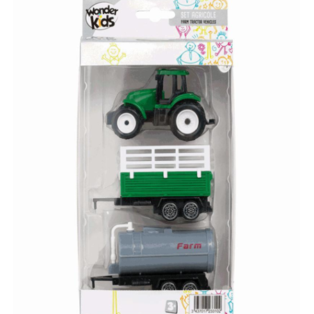 TRACTEUR + 2 REMORQUES