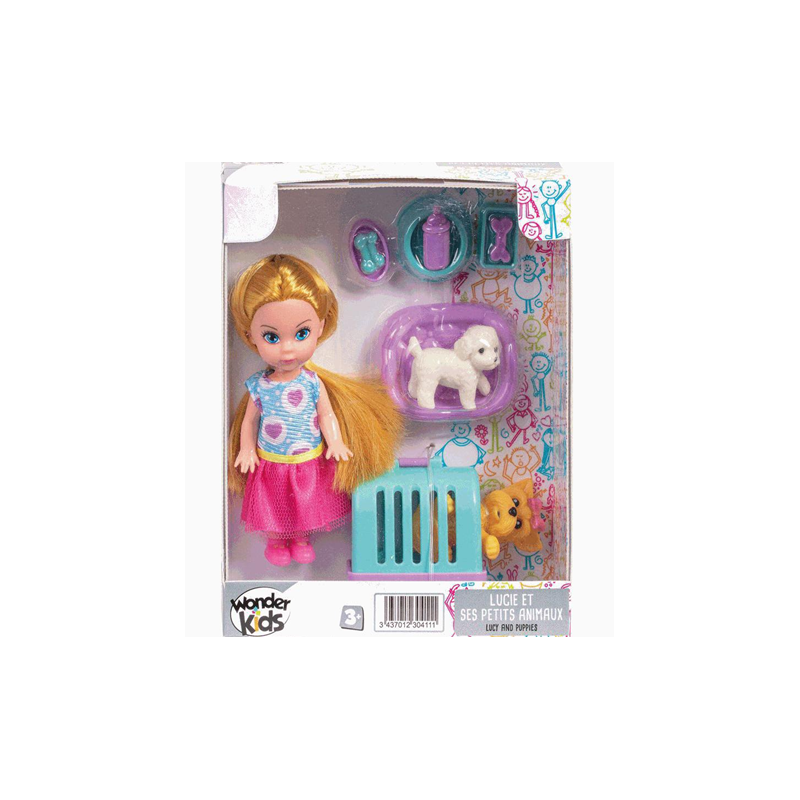 LUCIE 12CM ANIMAUX + ACC