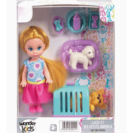 LUCIE 12CM ANIMAUX + ACC