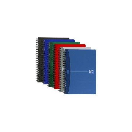 Cahier A5 180p 90g int. av règle marque-page Oxford