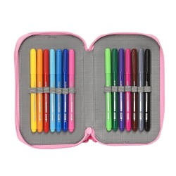 Trousse DOUBLE REMPLI 28 PCS BARBIE GIRL SAFTA