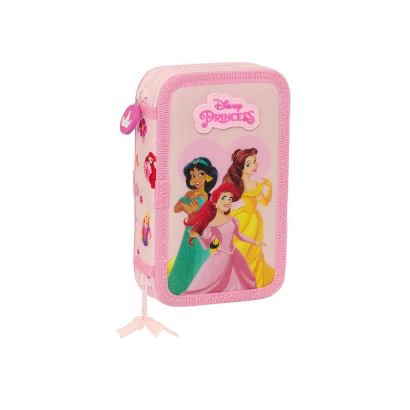 Trousse DOUBLE REMPLI 28 PCS PRINCESSE DISNEY AVENTURES D'ÉTÉ SAFTA