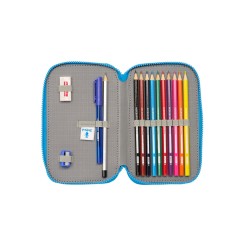 Trousse Double rempli28 PCS. LOS PITUFOS SAFTA
