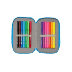 Trousse Double rempli28 PCS. LOS PITUFOS SAFTA