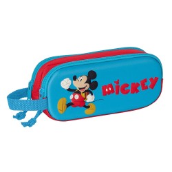 Trousse 3D Double MICKEY MOUSE SAFTA