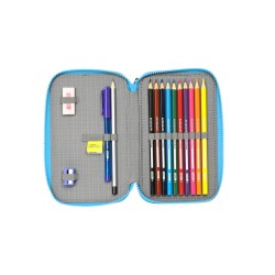 Trousse Double rempli28 PCS. MINIONS MINIONSTATIC SAFTA