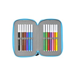 Trousse Double rempli28 PCS. MINIONS MINIONSTATIC SAFTA