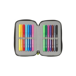 Trousse DOUBLE rempli28 PCS. NERF GET READY SAFTA