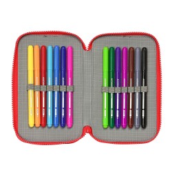 Trousse DOUBLE rempli28 PCS. SONIC LET'S ROLL SAFTA