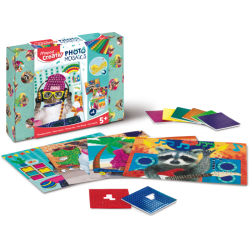 Set de mousse adhésive colorée PHOTO MOSAICS COOL ANIMALS CREATIV