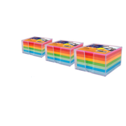 Bloc cube 8.6x8.6x6 couleur Ass avec support Mintra