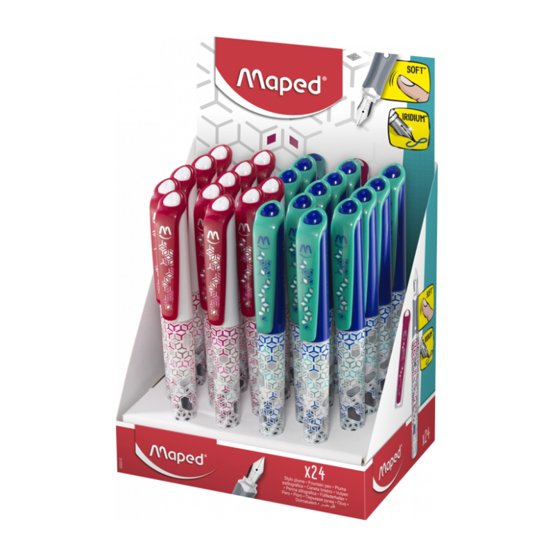 Stylo plume classic assortie Maped