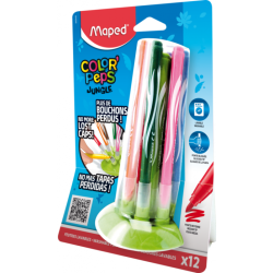 Feutre 12 couleurs Color'peps Jungle Innovation Maped