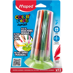 Feutre 12 couleurs Color'peps Jungle Innovation Maped