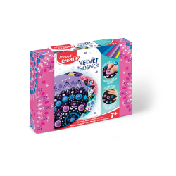 Set de mousse adhésive colorée VELVET MOSAICS PASTEL COLORS CREATIV