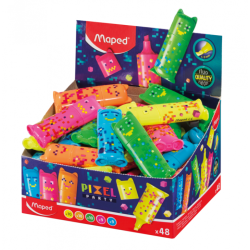 Surligneur mini cute PIXEL PARTY display Maped