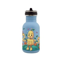 St. steel water bottle Flow cap 0.5L Eco robot BSFER LAKEN