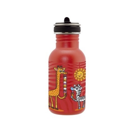 St. steel water bottle Flow cap 0.5L Chupi LAKEN