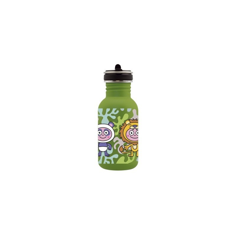 St. steel water bottle Flow cap 0,5L Disfraces LAKEN