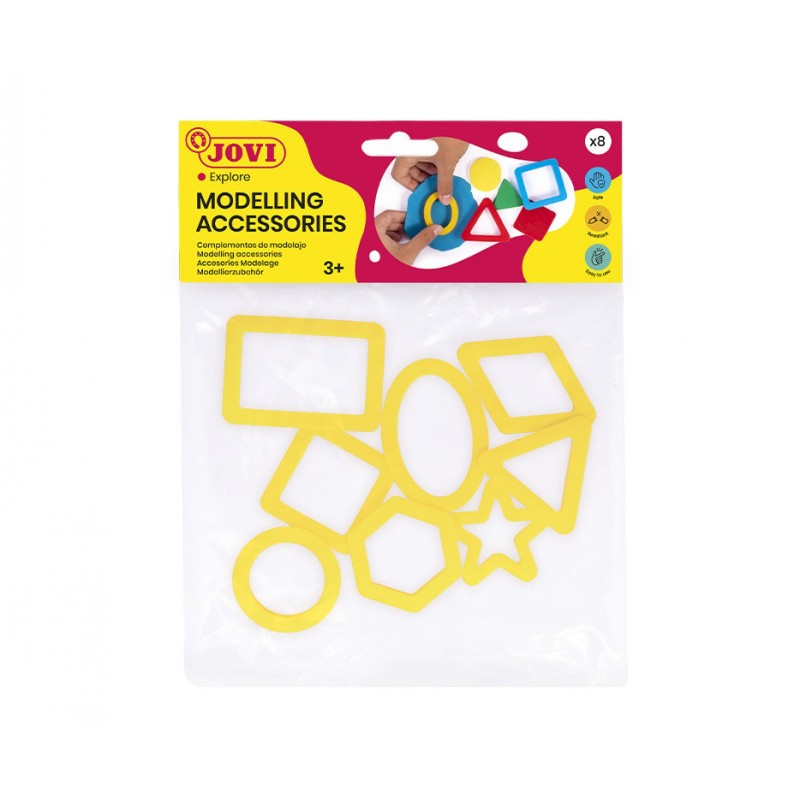 Accessoires moules pour pâte à modeler GEOMETRIQUE JOVI