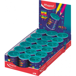 Taille crayon metal av réservoir 2usages display PIXEL PARTY Maped