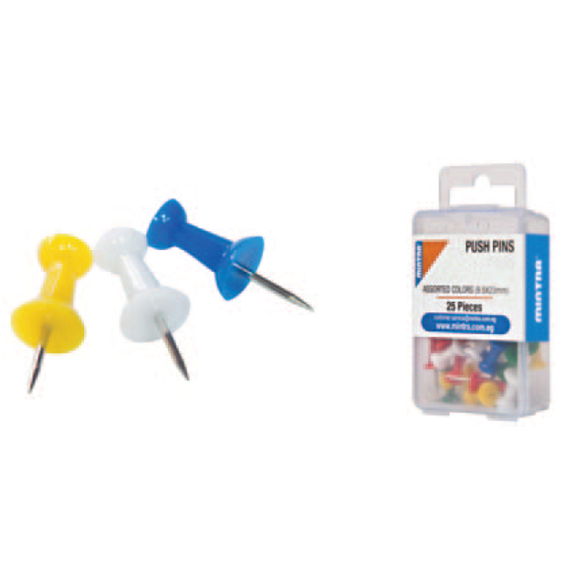 Punaise mémo bte de 25 MINTRA