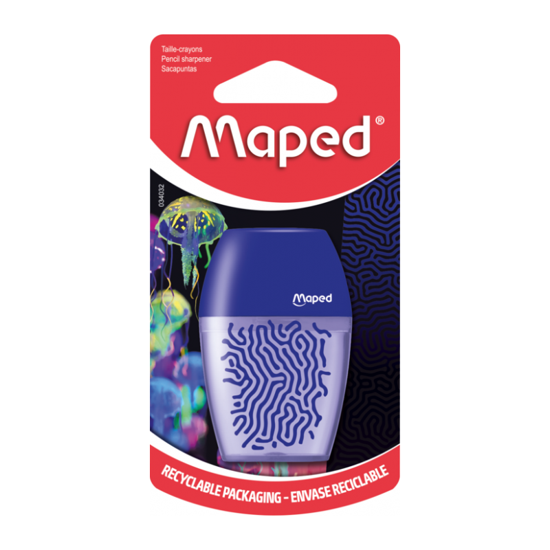 Taille crayon shaker avec réservoir 1usage blister DEEPSEA PARADISE