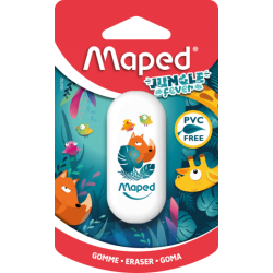 Gomme blanche blister JUNGLE FEVER Maped